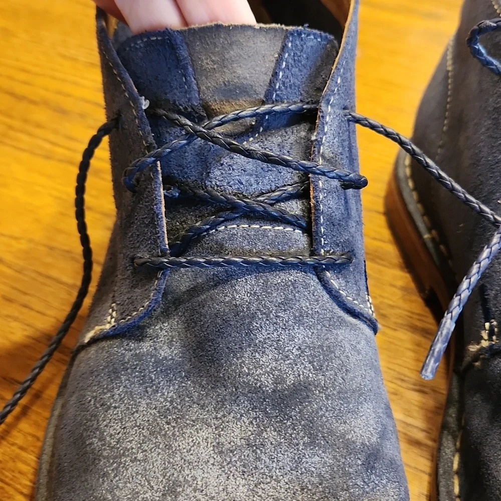 Cole Haan Blue Chukka Ankle Boots Size 9.5